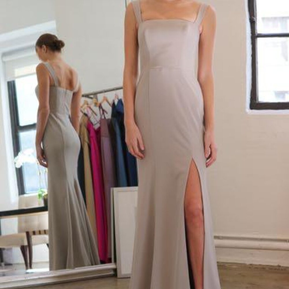 Amsale White Dress